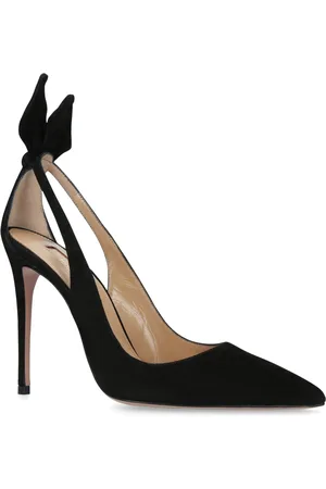 Aquazzura Suede Bow Tie Pumps 105