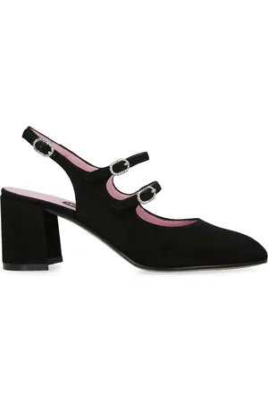 Carel Suede Banana Mary Jane Pumps 60
