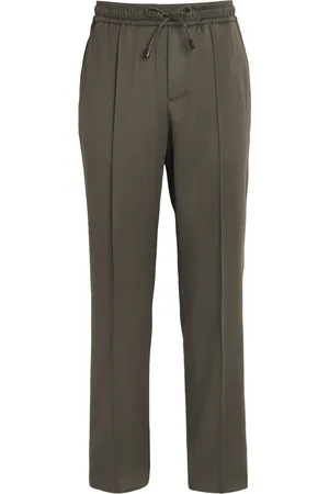 ISAIA Wool Wide-Leg Trousers
