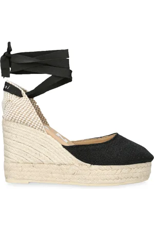 MANEBI La Havana Wedge Espadrilles 100