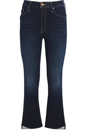 Mother The Insider Cropped Step-Hem Jeans