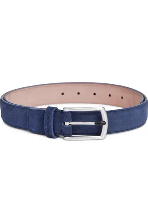Ermenegildo Zegna Suede Triple Stitch Belt