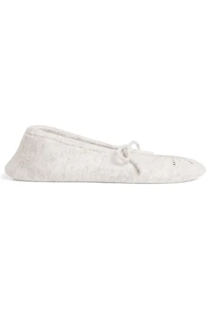 William Sharp Cashmere Crystal-Embellished Dolly Slippers