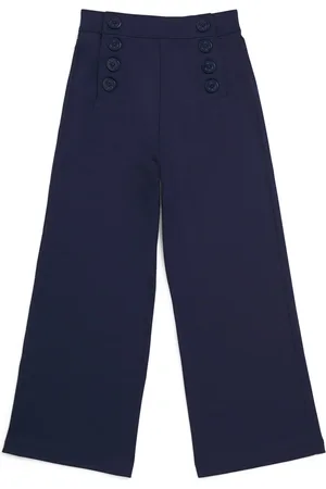Ralph Lauren Jersey Wide-Leg Trousers