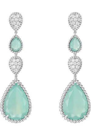 Boucheron White Gold and Diamond Serpent Bohème Couleur Earrings
