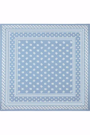 Dolce & Gabbana Silk Monogram Print Scarf