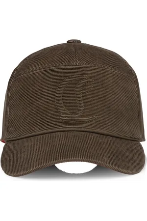 Christian Louboutin Mooncrest Corduroy Baseball Cap