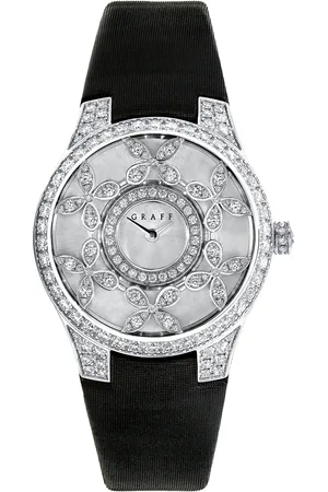 GRAFF Platinum and Diamond Classic Butterfly Watch