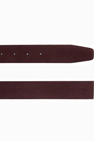 Giorgio Armani Suede Reversible Belt Strap