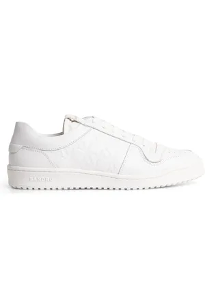 Sandro Leather Cross Sneakers