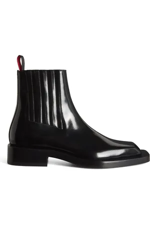 Christian Louboutin Caraca Abrasivato Leather Chelsea Boots