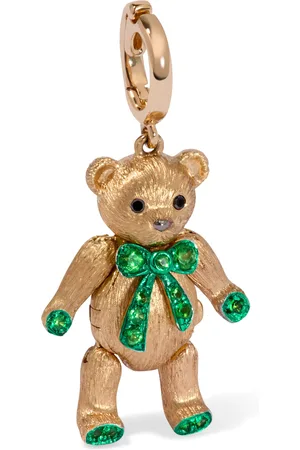ANNOUSHKA X Harrods Yellow , Diamond and Tsavorite My Life in Charms Teddy Bear Locket Charm