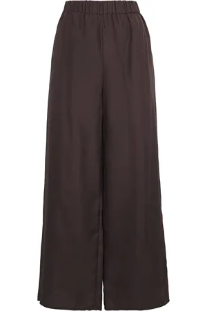 LE KASHA Silk Pamir Wide-Leg Trousers