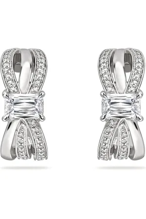 Boodles Platinum and Diamond Ribbons Earrings