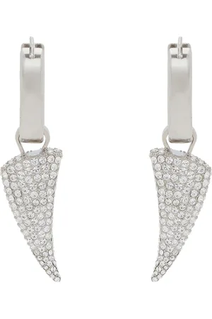 Alexander McQueen Palladium-Plated Tiger Claw Earrings