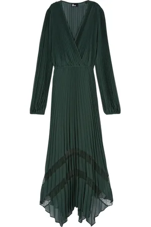 The Kooples Pleated Maxi Dress