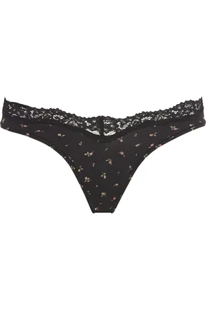 SKIMS Fits Everybody Lace-Trim Dipped Thong