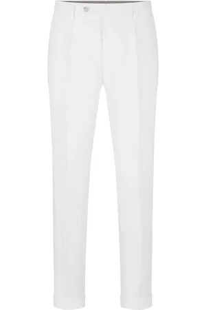 HUGO BOSS Linen Tailored Trousers