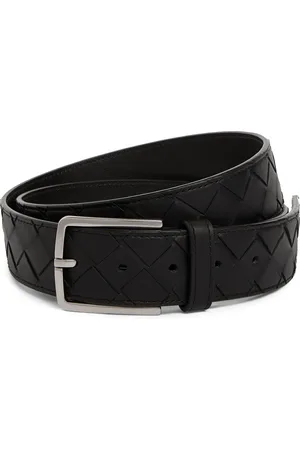 Bottega Veneta Leather Intrecciato Belt