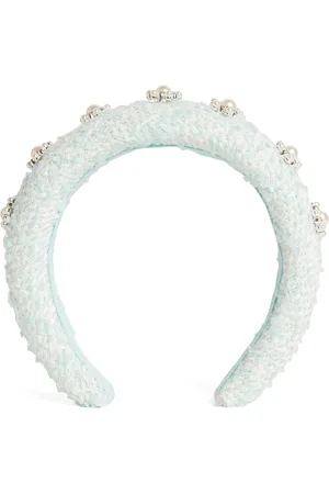 Self-Portrait Bouclé Embellished Headband