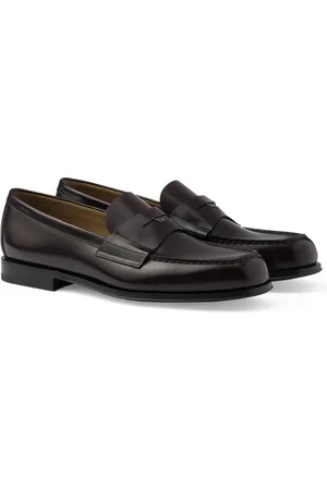 Prada Brushed Leather Loafers