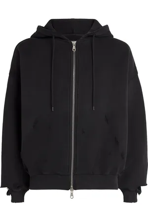 Cole Buxton Cotton Distressed Hoodie