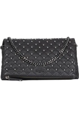 The Kooples Small Leather Skull Pouch