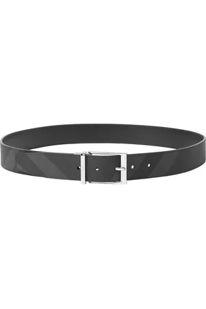 Burberry Leather and Check Reversible Belt