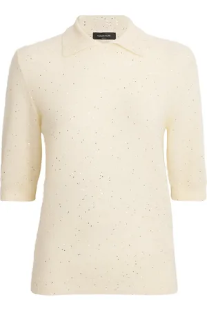 Fabiana Filippi Sequinned Short-Sleeve Sweater