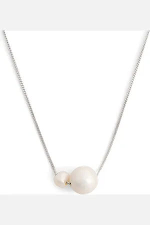 COMPLETEDWORKS Sterling and Pearl One [Blank] Can Change the World Necklace