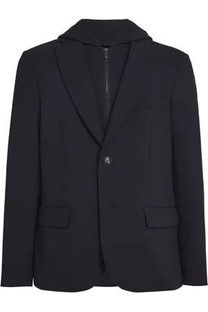 Emporio Armani Detachable-Insert Hooded Blazer