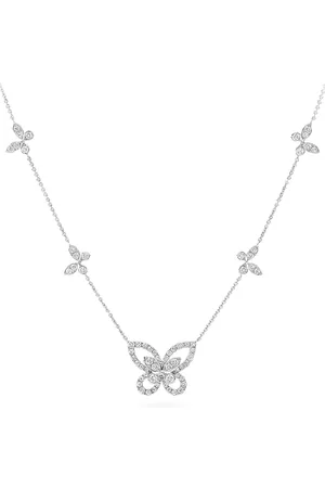 GRAFF Gold and Diamond Multi Butterfly Necklace