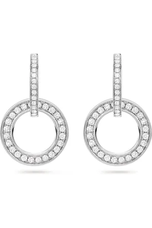Boodles White and Diamond Roulette Large Drop Earrings
