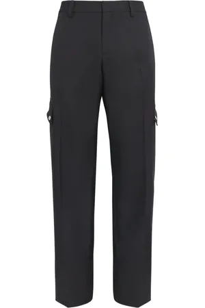 OFF-WHITE Cotton Irregular Drill Cargo Jeans