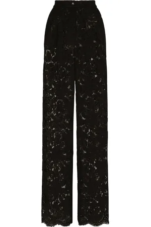 Dolce & Gabbana Lace Tailored Trousers