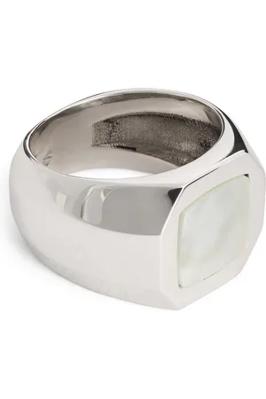 EMANUELE BICOCCHI Sterling and Mother-of-Pearl Chevalier Ring
