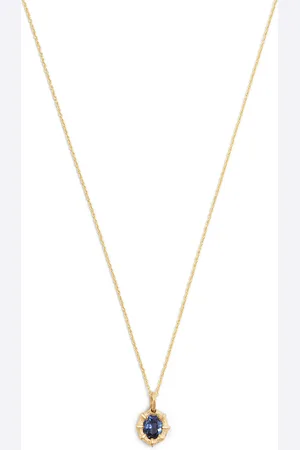 Bleue Burnham Yellow and Sapphire Bamboo Pendant Necklace