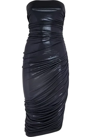Norma Kamali Strapless Diana Midi Dress
