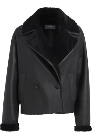 Joseph Leather Rousse Textured Jacket