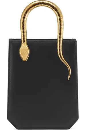 Bvlgari Mini Leather Serpentine Tote Bag