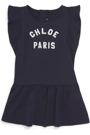 Chloé Cotton Logo Dress