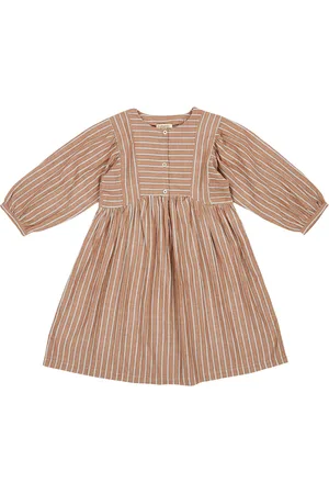 Caramel Cotton Yarrow Dress