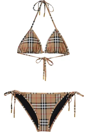 Burberry Check Triangle Bikini