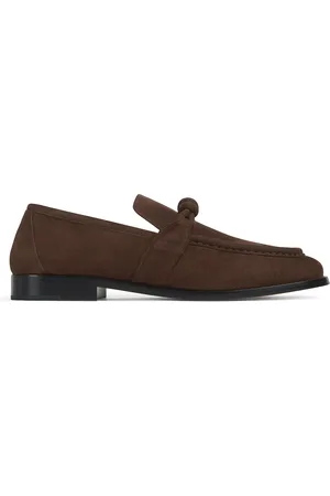 Bottega Veneta Suede Astaire Loafers