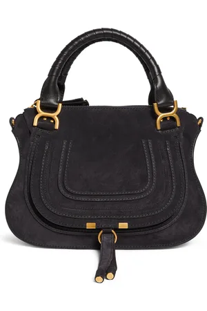 Chloé Medium Suede Marcie Top-Handle Bag
