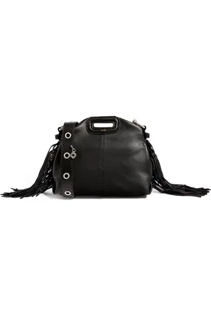 Maje Leather M Top-Handle Bag