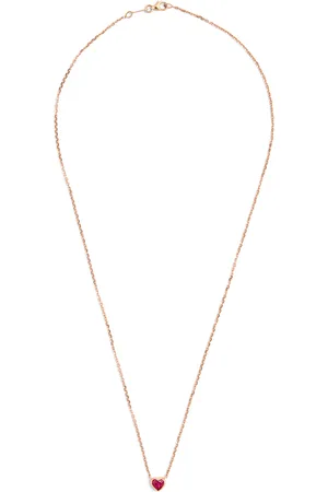 Anita And Ruby Heart Necklace