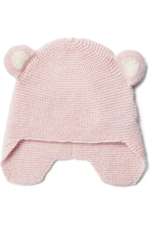 FrenchTrotters Wool-Blend Bear-Ear Hat