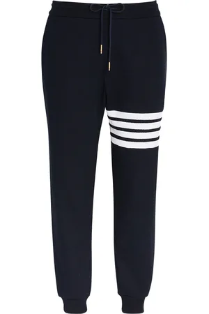 Thom Browne Waffle Knit 4-Bar Sweatpants