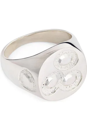 Bleue Burnham Oval Chloroplast Impression Signet Ring